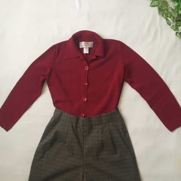 Vintage Knit Collared Sweater Polo by DUNA - Picture 5 of 5